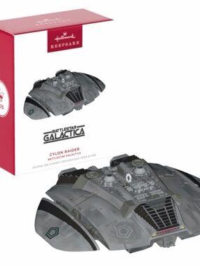 Hallmark Keepsake Silver Gray Starfighter Ornament